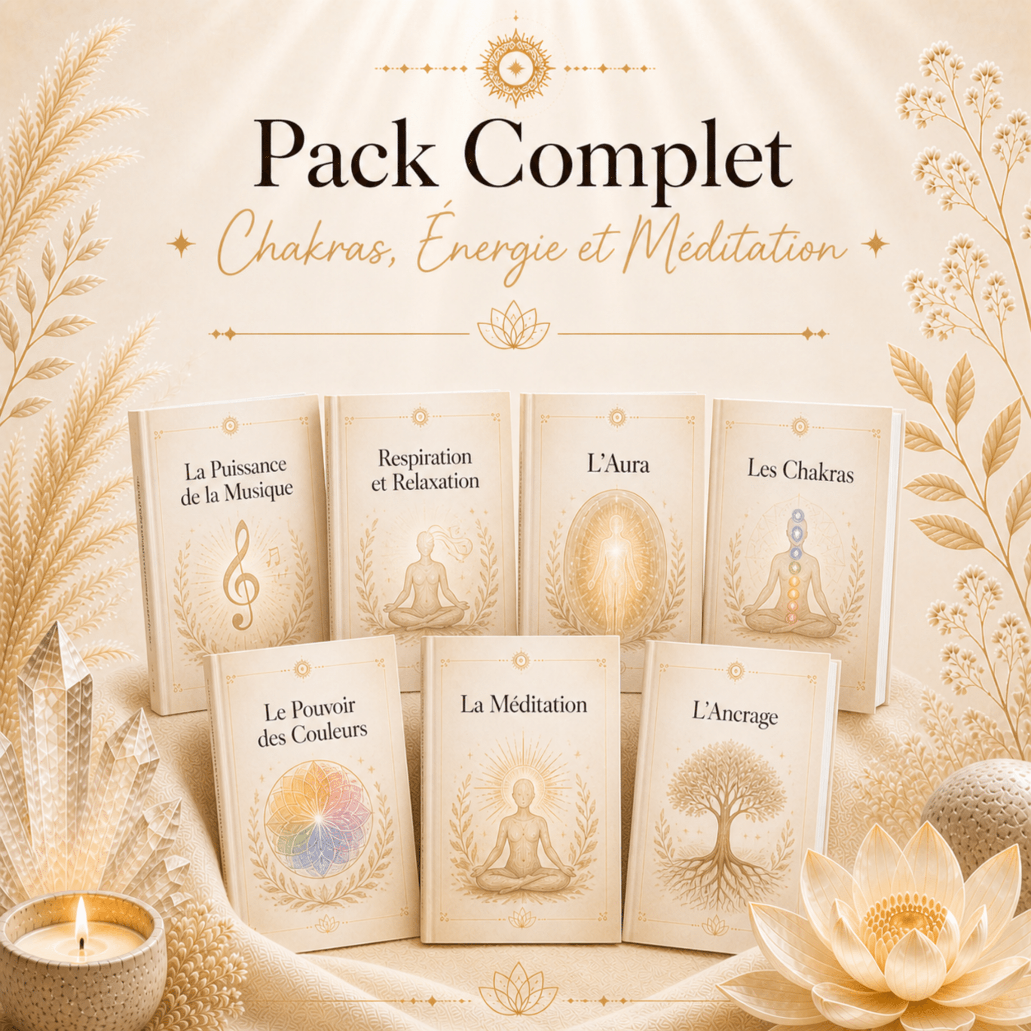 Pack Complet Chakras, Energie & Méditation